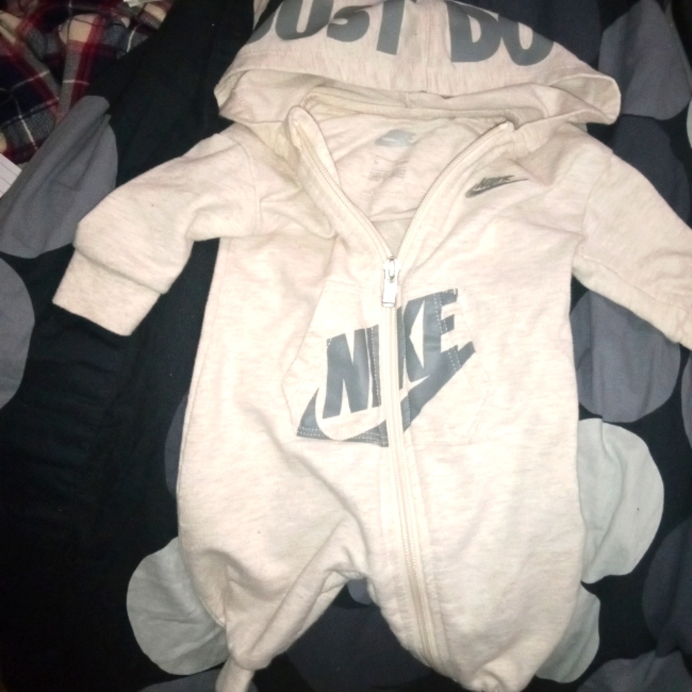 Baby Nike zip up suit